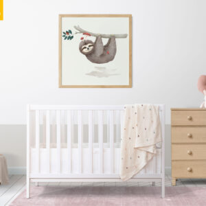 BST Các Loài Vật Đáng Yêu Màu Nước No.1 - Cute Sloth