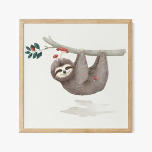 BST Các Loài Vật Đáng Yêu Màu Nước No.1 - Cute Sloth