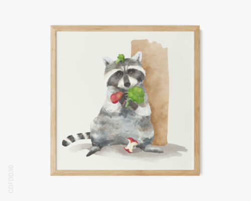 bst-cac-loai-vat-dang-yeu-mau-nuoc-no-10-cute-raccoon-web-res BST Các Loài Vật Đáng Yêu Màu Nước No.10 - Cute Raccoon