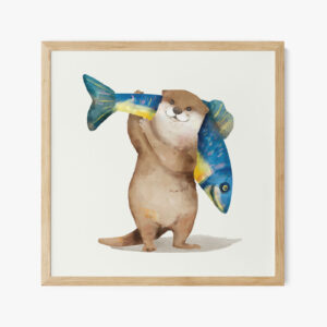 bst-cac-loai-vat-dang-yeu-mau-nuoc-no-11-baby-beaver-web-res BST Các Loài Vật Đáng Yêu Màu Nước No.11 - Baby Beaver