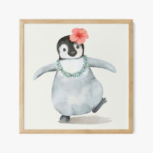 BST Các Loài Vật Đáng Yêu Màu Nước No.15 - Baby Penguine